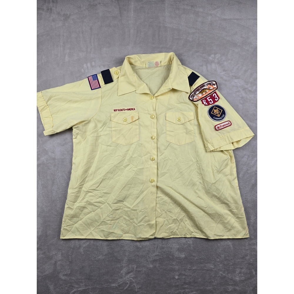 Boy Scouts of America Official Blouse Womens 42-44 3X‎ Cubmaster Patches *Read